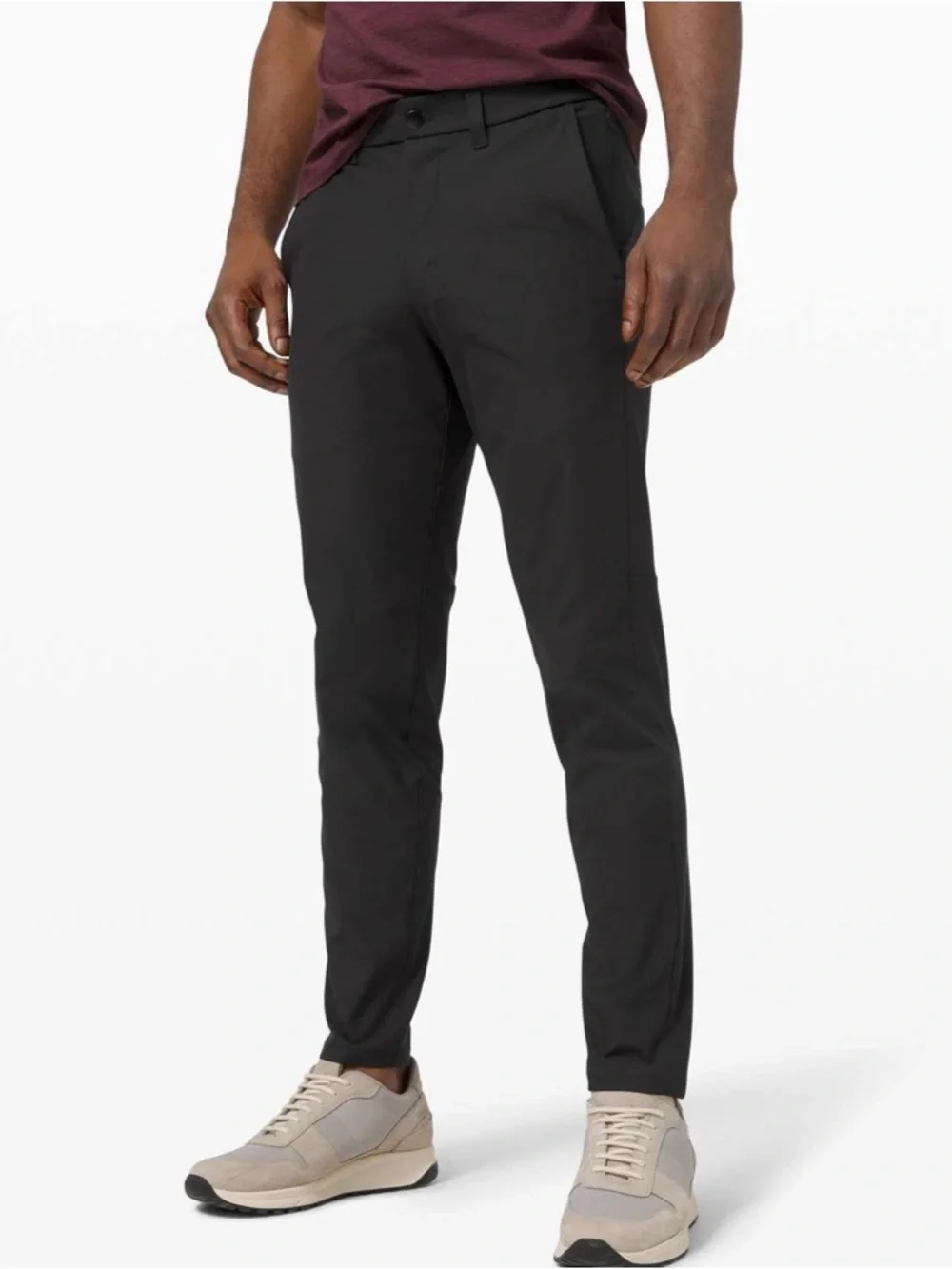 Lululemon Men's Black Commission Pant Slim Warpstreme 32